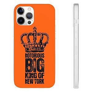 Biggie Smalls Outfit - Notorious Big King Of New York Orange iPhone 12 Cover