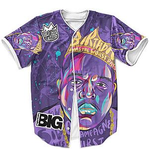 Biggie Smalls Outfit - The Notorious BIG Birthday Was The Worst Days Juicy Lyrics Baseball Uniform