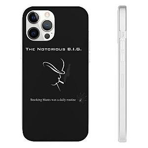 Biggie Smalls Outfit - Smoking Blunts The Notorious Big iPhone 12 Fitted Case