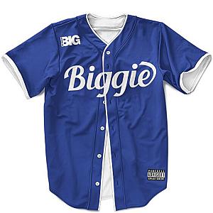 Biggie Smalls Outfit - Biggie Smalls MLB Los Angeles Dodgers Inspired Blue Baseball Jersey