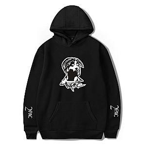 TuPac Outfit - Cool TuPac Rapper Oversized Hip Hop Graphic Hoodie