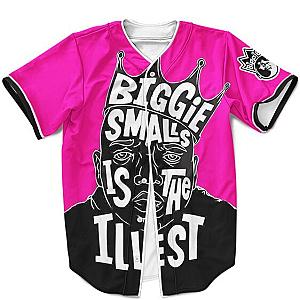 Biggie Smalls Outfit - Biggie Smalls Is The Illest Pop Culture Style Neon Pink Cool Baseball Jersey