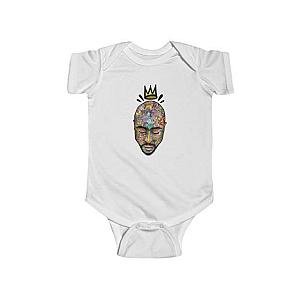 TuPac Outfit - Amazing 2Pac Head Art Gangsta Thug Life Baby Toddler Bodysuit