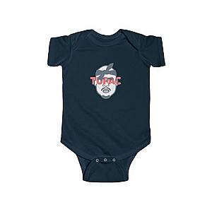 TuPac Outfit - Hip Hop Rapper Tupac Shakur Minimalist Icon Baby Onesie