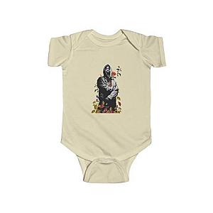 TuPac Outfit - Flowers And Butterflies Tribute To 2Pac Makaveli Baby Onesie