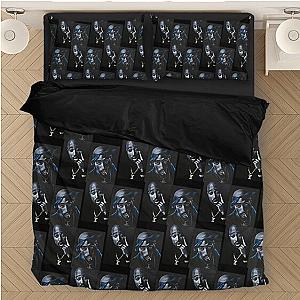 TuPac Outfit - Tupac Amaru Shakur Portrait Pattern Black Dope Bedding Set