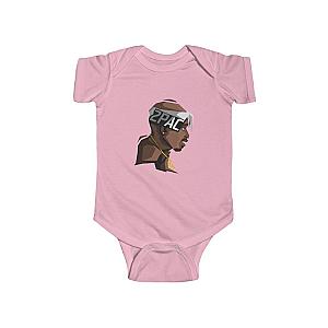 TuPac Outfit - Legend Rapper 2pac Shakur Minimalist Design Baby Onesie