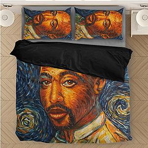 TuPac Outfit - Tupac Amaru Shakur Vincent Van Gogh Art Style Bedding Set