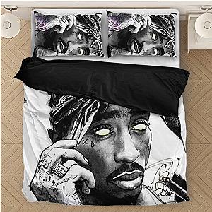 TuPac Outfit - 2pac Shakur Makaveli Zombie Design Illustration Bedding Set