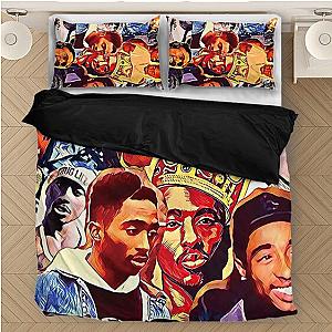 TuPac Outfit - Tupac Amaru Shakur Wonderful Picture Collage Cool Bedding Set