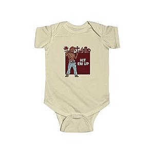 TuPac Outfit - West Coast City View Chibi Tupac Shakur Hit &#039;Em Up Baby Onesie