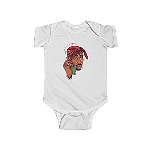 TuPac Outfit - Epic Tupac Amaru Shakur Money Fame Tribute Baby Onesie