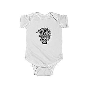 TuPac Outfit - Tribute To 2pac All Eyez On Me Thug Life Face Baby Bodysuit