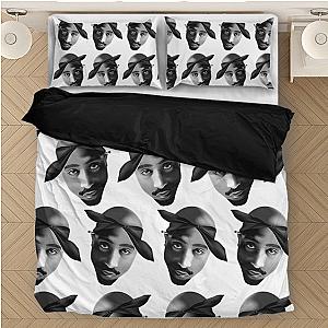 TuPac Outfit - 2pac Shakur Bubble Head Pattern Thug Life Amazing Bedding Set