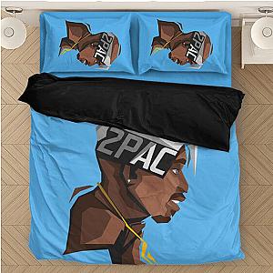 TuPac Outfit - 2pac Shakur Flat Design Art Illustration Dope Bedding Set