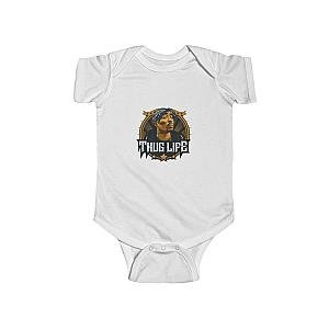 TuPac Outfit - Tupac Shakur Thug Life Golden Icon Baby Toddler Bodysuit