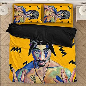 TuPac Outfit - Tupac Amaru Shakur West Side Orange Design Cool Bedding Set