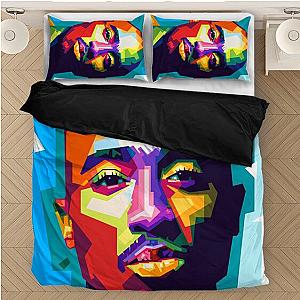 TuPac Outfit - Tupac Shakur Colorful Design Cozy Awesome Bedding Set