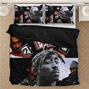 TuPac Outfit - Tupac Shakur Photo Collection Amazing Black Bedding Set