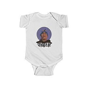 TuPac Outfit - Rapper Tupac Makaveli Shakur Thug Life Cool Baby Toddler Onesie