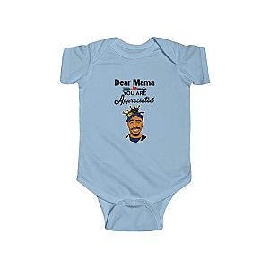 TuPac Outfit - Dear Mama You Are Appreciated 2Pac Makaveli Cute Baby Onesie