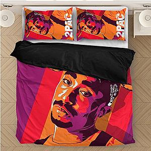 TuPac Outfit - 2pac Shakur Makaveli Dope Orange Design Bedding Set