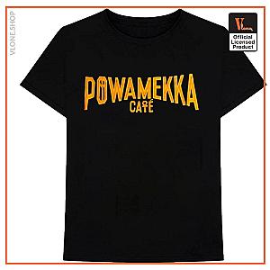 Tupac T-shirts - Tupac x Vlone Tupac Powamekka Cafe Black Classic T-Shirt