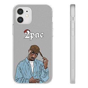 TuPac Outfit - Awesome Hip-Hop Legend Tupac Makaveli Gray iPhone 12 Case