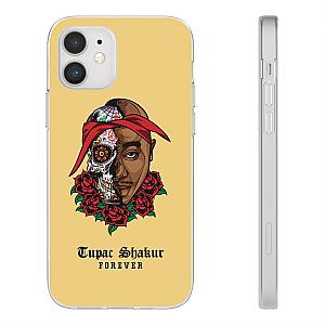 TuPac Outfit - Tupac Makaveli Shakur Forever Skull Cool iPhone 12 Case