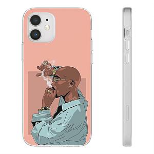 TuPac Outfit - American Hip-Hop Rapper Tupac Makaveli Smoking iPhone 12 Case