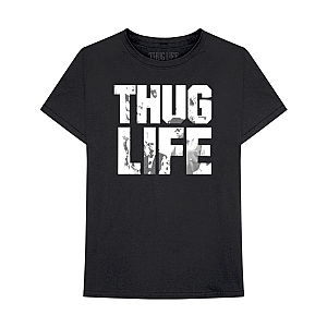 Tupac T-shirts - Tupac x Vlone Thug Life Album Art Black Classic T-Shirt