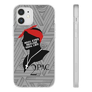 TuPac Outfit - 2Pac Shakur Real Eyes Realize Real Lies Cool iPhone 12 Case