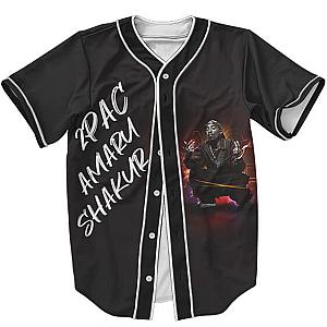 TuPac Outfit - 2Pac Amaru Shakur Badass Graffiti Style Dope Baseball Jersey