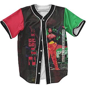 TuPac Outfit - 2Pac Strictly 4 My N.I.G.G.A.Z Cover Design Baseball Jersey