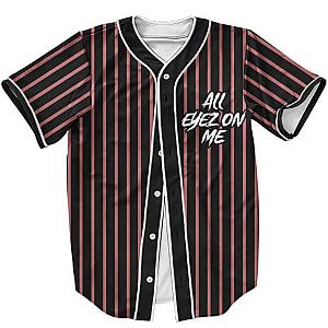 TuPac Outfit - Gangsta Rap Artist 2Pac Shakur All Eyez On Me Baseball Jersey