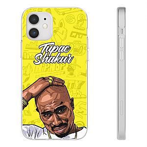 TuPac Outfit - American Rapper Tupac Amaru Shakur Art Yellow iPhone 12 Case