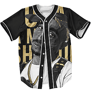 TuPac Outfit - Dope Black &amp; White Tupac Amaru Shakur Art Cool Baseball Jersey