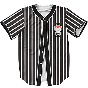 TuPac Outfit - Classic Icon 2Pac Shakur Hip Hop Legend Striped Baseball Jersey