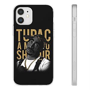 TuPac Outfit - Tupac Amaru Shakur Black &amp; White Art Awesome iPhone 12 Case