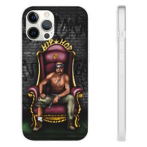 TuPac Outfit - Hip-Hop King Tupac Shakur Sitting Badass iPhone 12 Case