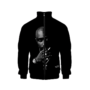 Tupac Jacket - Streetwear Printed Rapper Tupac Jackets