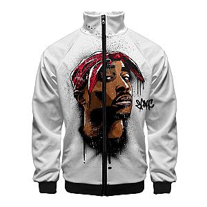 Hip Hop Tupac Jacket - Mens Long Sleeve Rapper Tupac Sweatshirt