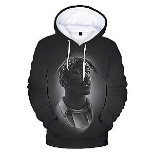 Tupac Hoodie - 3D Printed Rapper Tupac Hoodies (Copy)