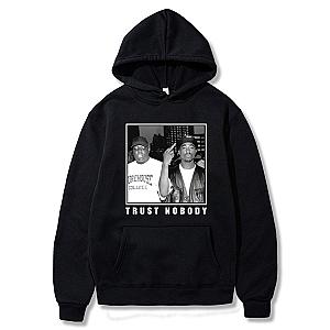 TuPac Outfit - Rapper Tupac 2pac Trust Nobody Graphic Hoodie