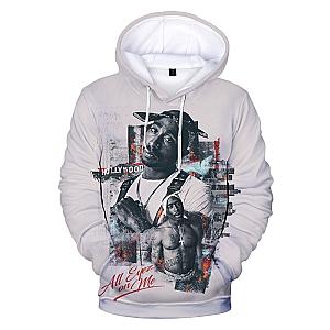 Tupac Hoodie - Printed Rapper Tupac Hoodies