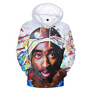 Tupac Hoodie - Printed Pullovers Rapper Tupac Long Sleeve Hoodies