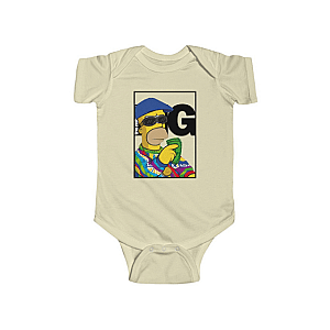 Biggie Smalls Outfit - The Notorious BIG Homer Simpson Parody Badass Newborn Clothes