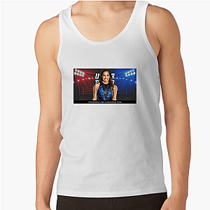 Towering Athlete Raquel Rodriguez Tank Tops