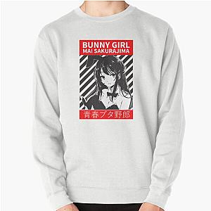 Bunny Girl Anime Rascal Does Not Dream of  Bunny Girl Senpai Pullover Sweatshirt