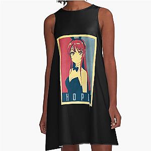 Mai Sakurajima Political  Rascal Does Not Dream of Bunny Girl Sempai  A-Line Dress